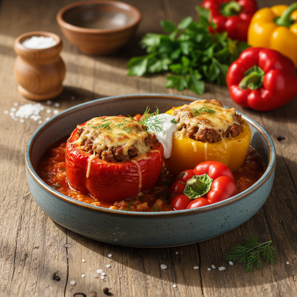 Įdarytos paprikos orkaitėje: receptas, kuris pavyks visiems