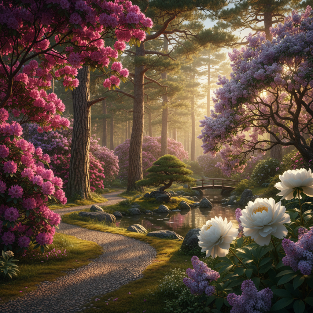 Kairėnų botanikos sodas pražydo: vaizdai atima žadą