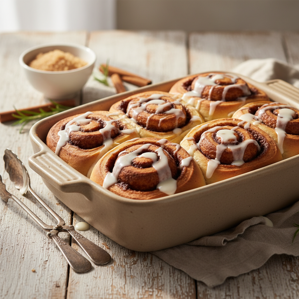 Minkštos mielinės bandelės su cinamonu: tirpsta burnoje