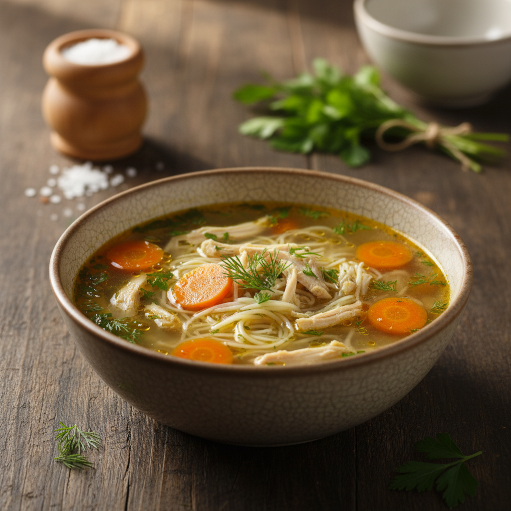 Naminė vištienos sriuba: receptas, kurį norėsite kartoti