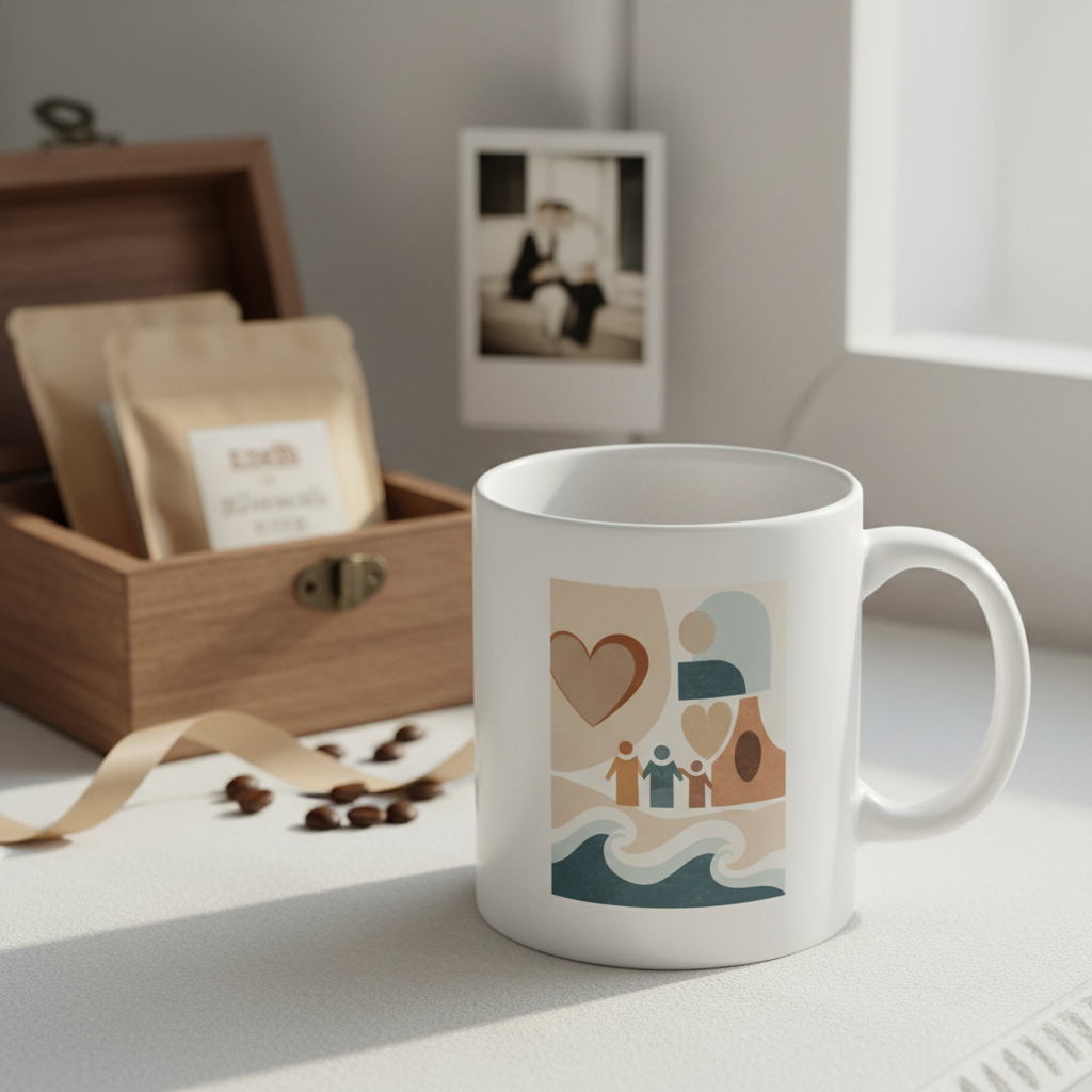 Puodelis su nuotrauka: nebrangi ir sentimentali dovana