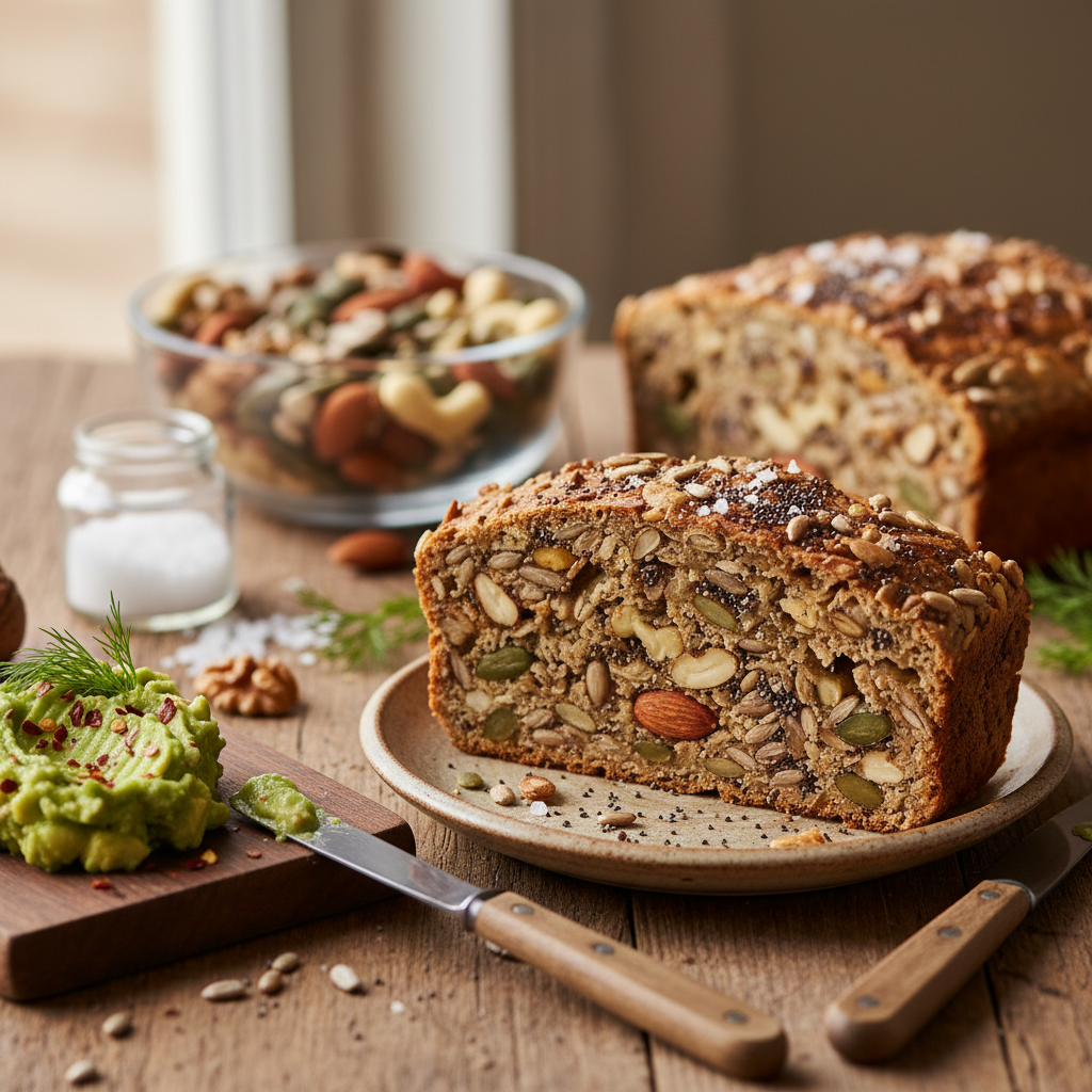 Riešutų duona be miltų: receptas sveikesnei kasdienybei