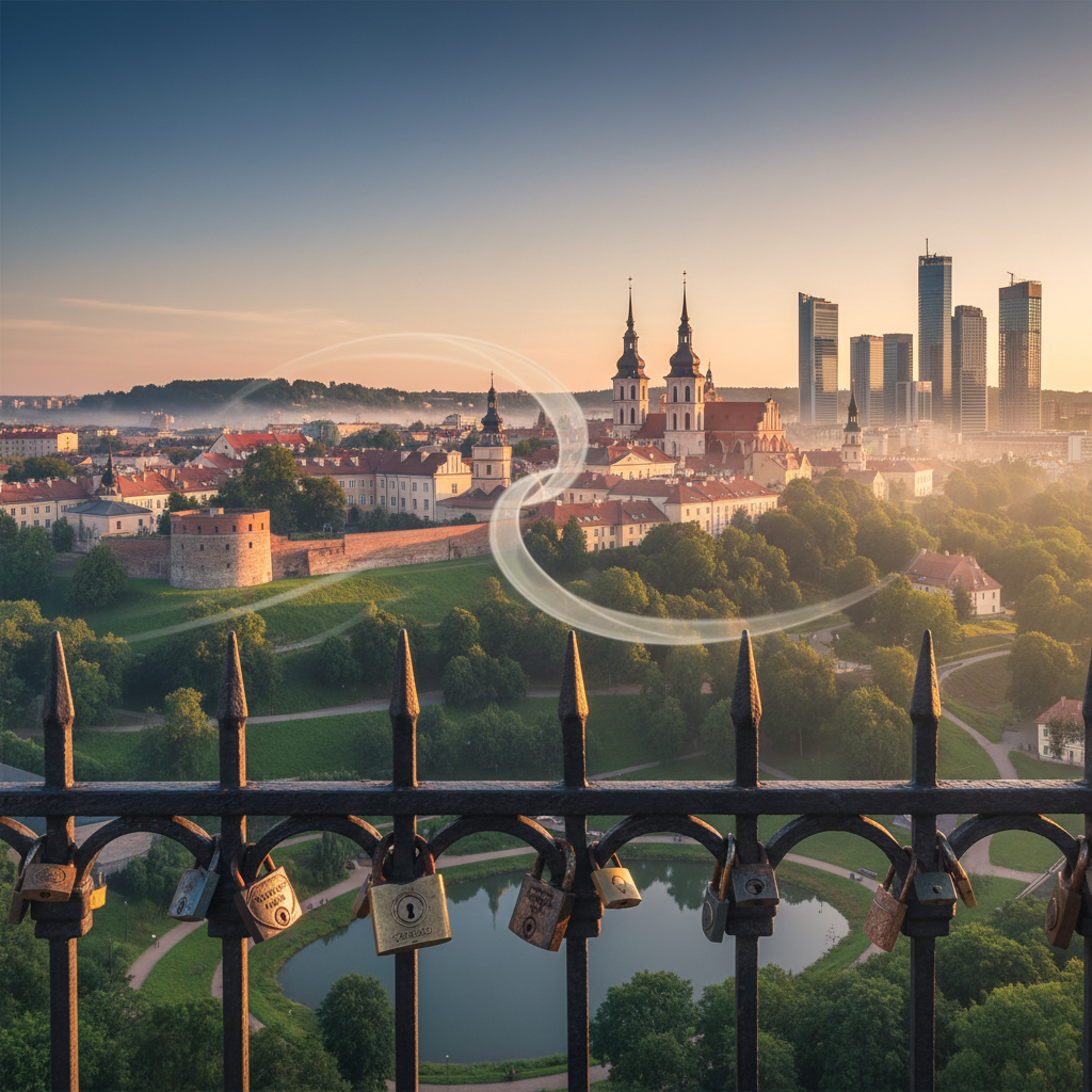 Subačiaus apžvalgos aikštelė: romantiškiausia vieta Vilniuje