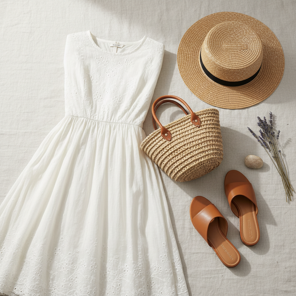 Vasaros klasika: balta suknelė, be kurios neapsieisite