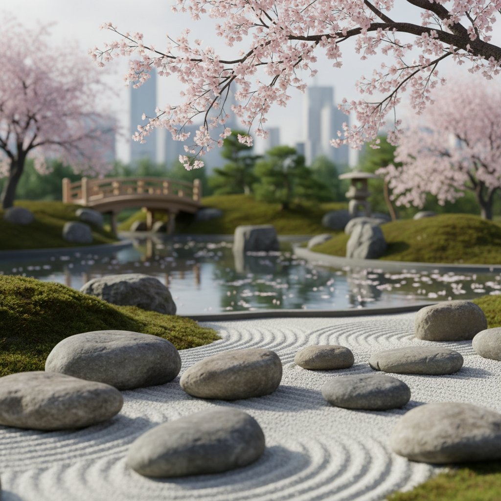 Vilniuje atidarytas Japoniškas sodas: pamatykite nuotraukas