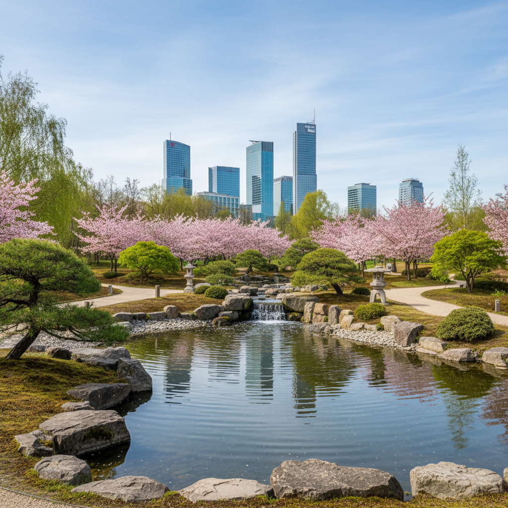 Vilniuje atidarytas japoniškas sodas: pamatykite vaizdus