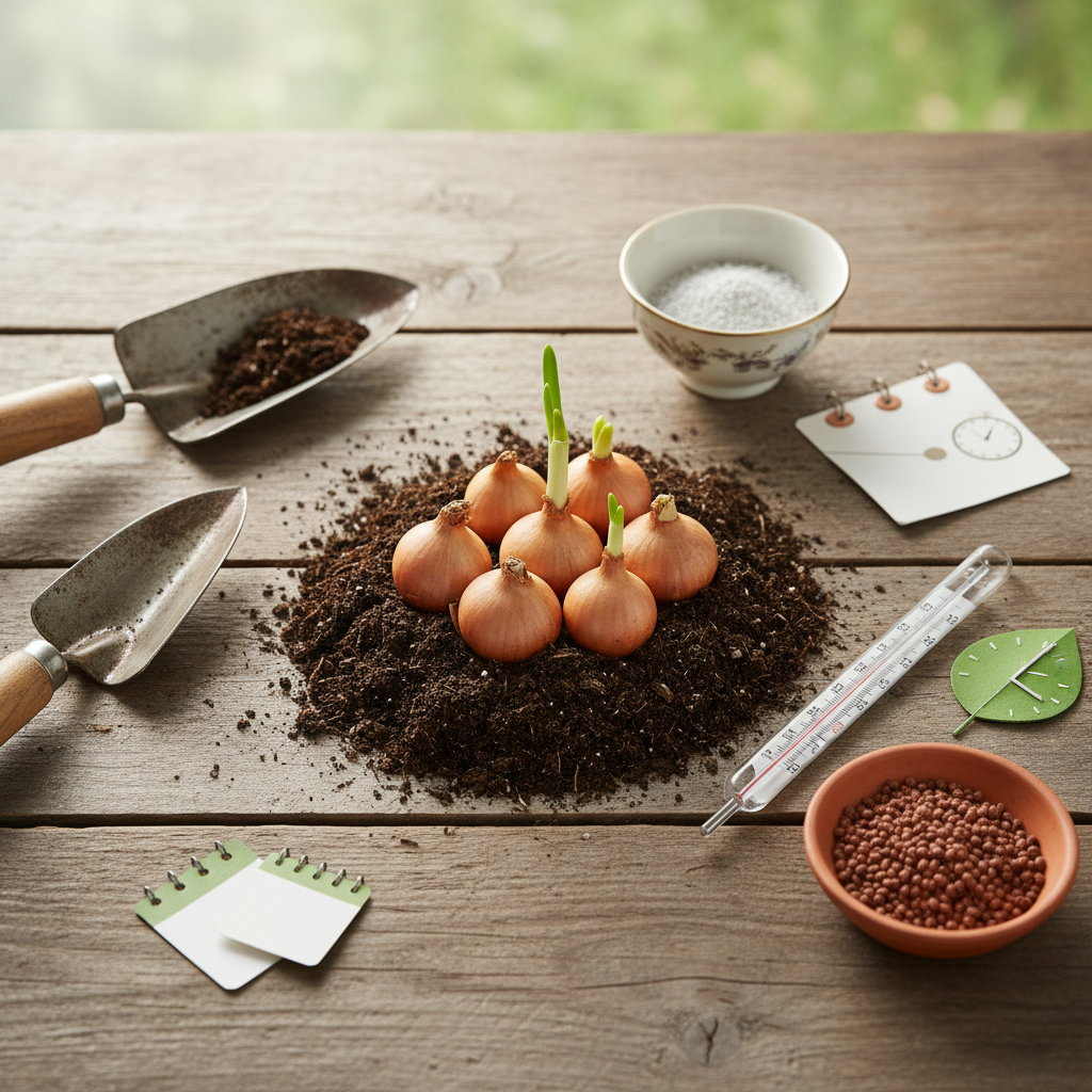 Kada sodinti svogūnus: patarimai gausiam derliui užtikrinti