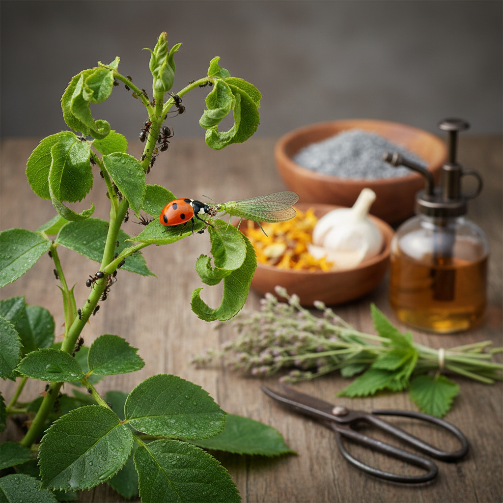 Sodininkų košmaras: kaip naikinti amarus be chemijos