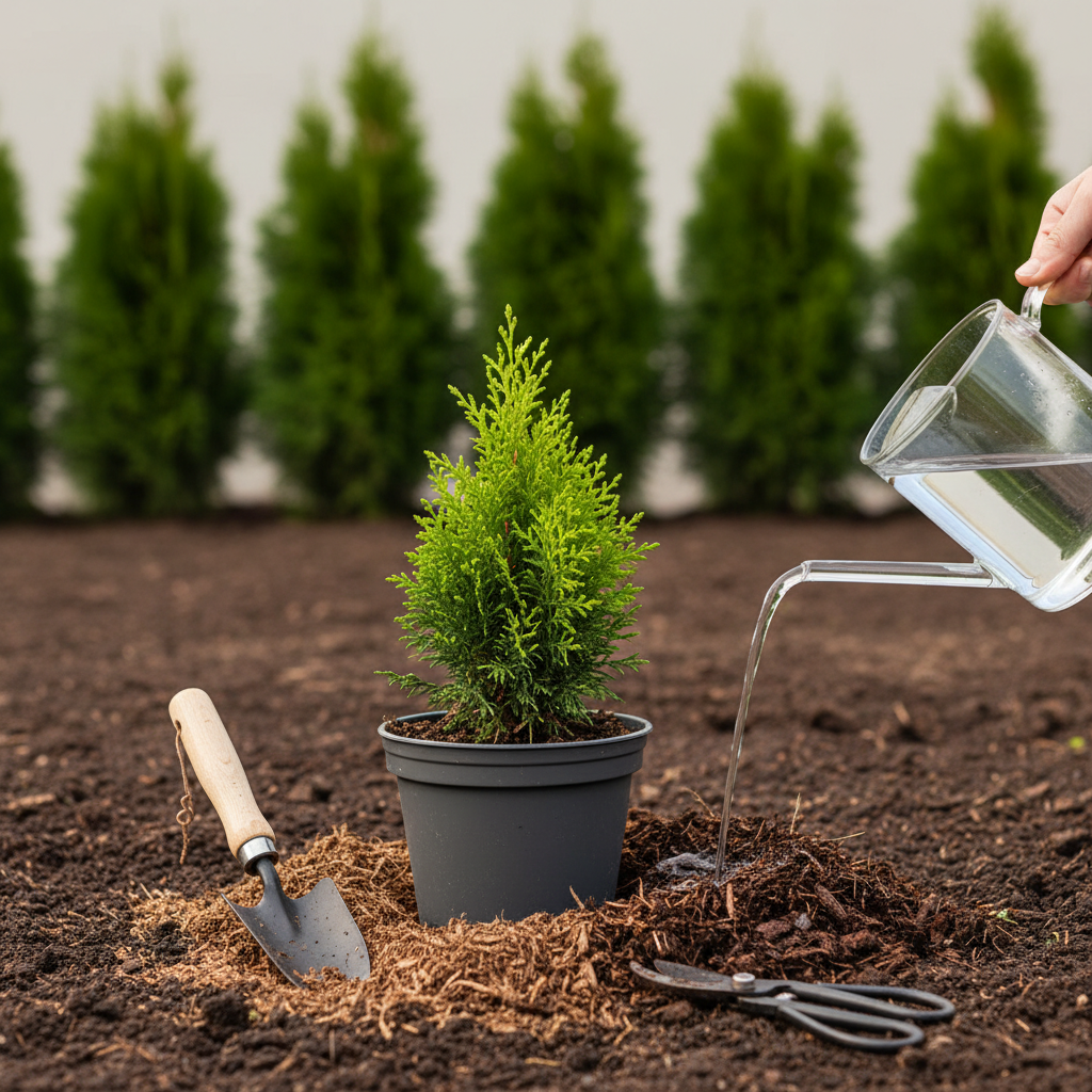 Tujų „Smaragd“ sodinimas: kad prigytų ir visada žaliuotų