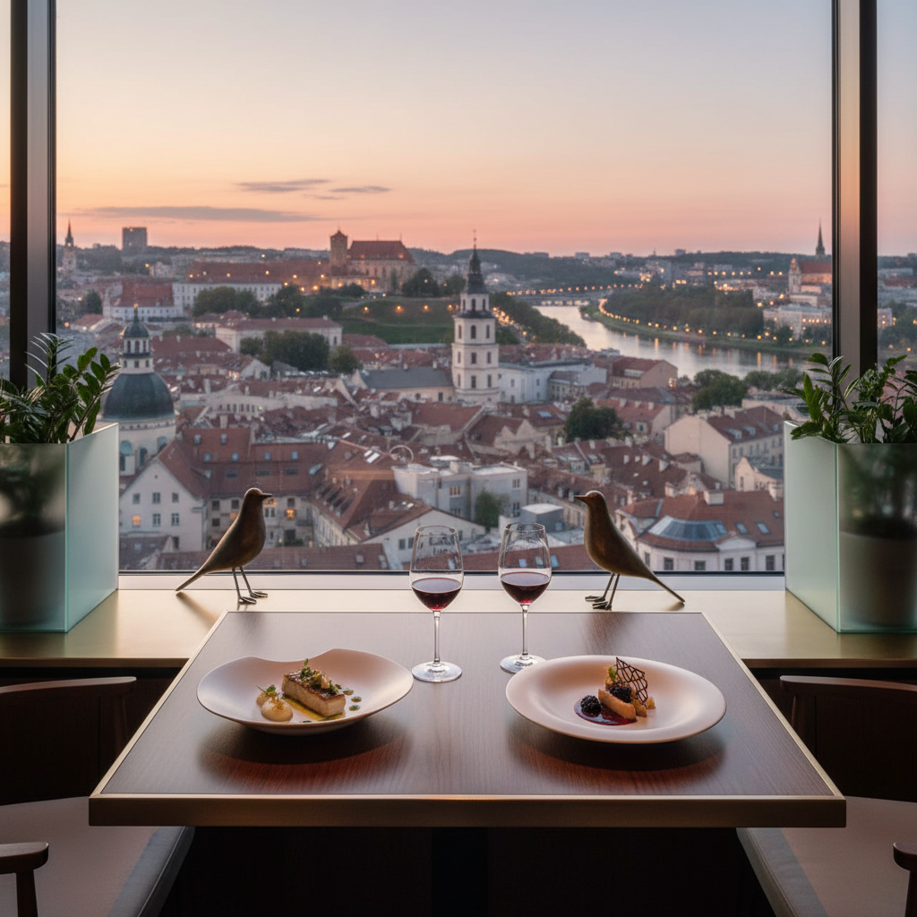 Vilniuje duris atvėrė restoranas su užburiančia panorama
