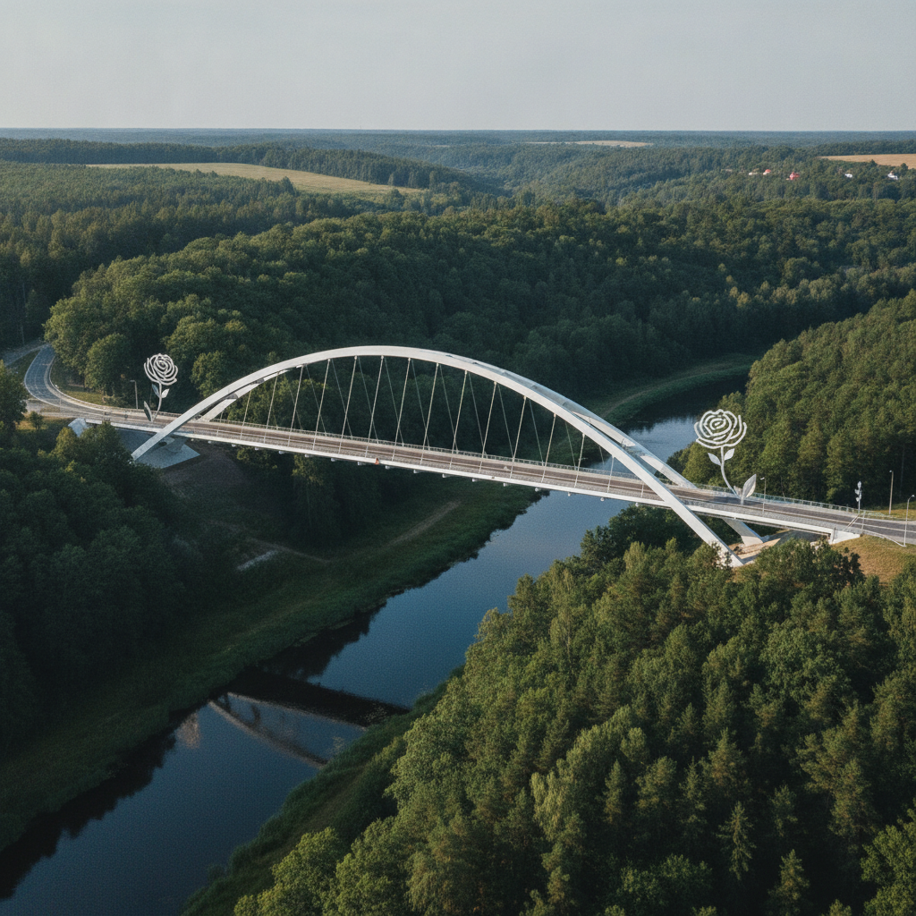 Baltosios rožės tiltas: kodėl jį būtina aplankyti Alytuje